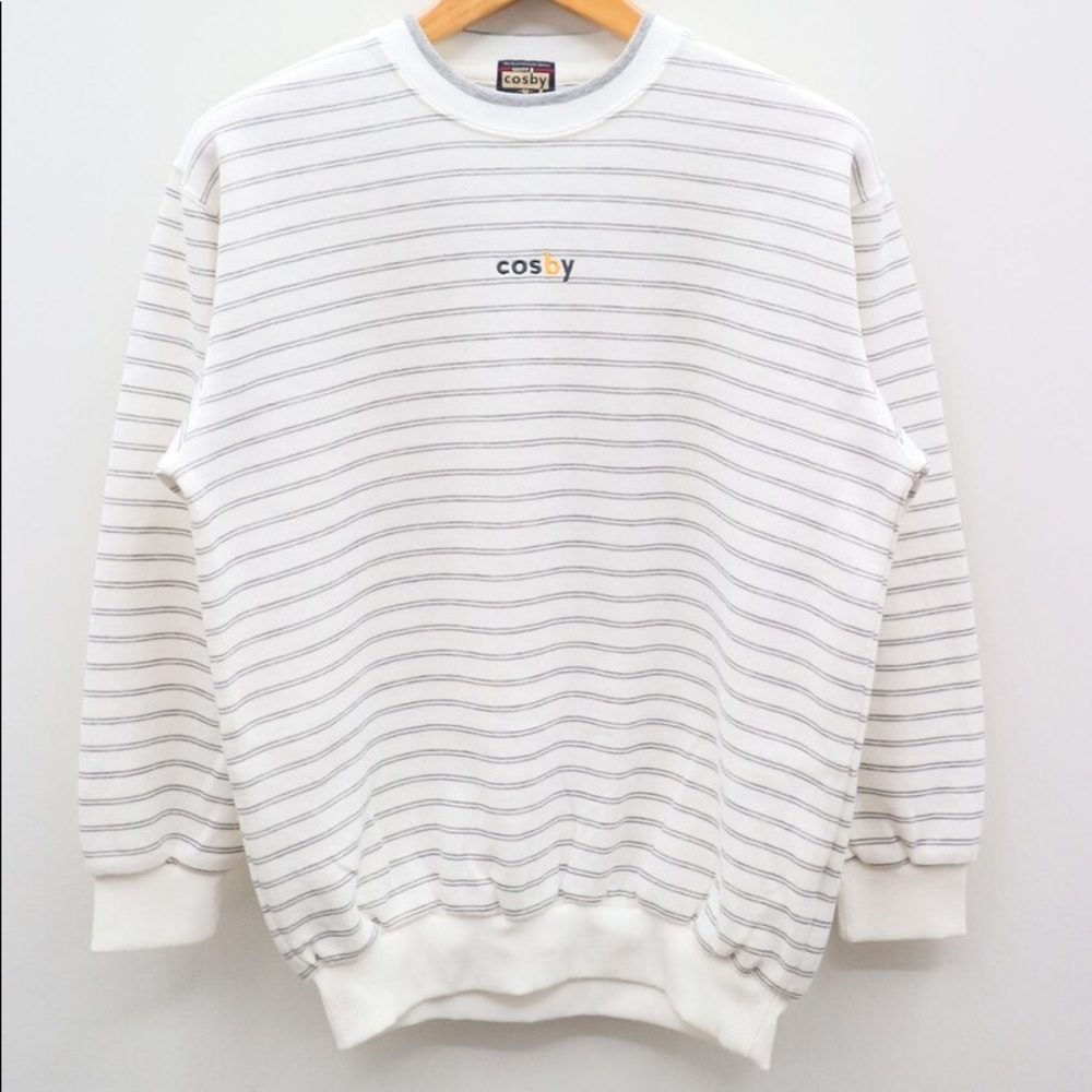 Vintage COSBY striped sweatshirt